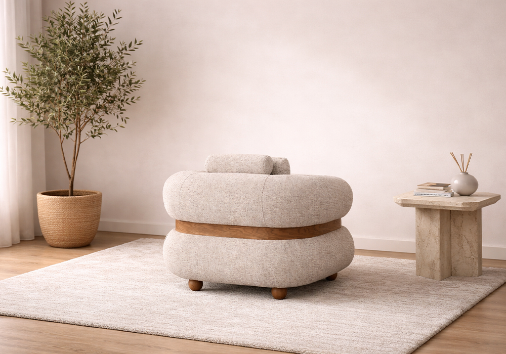 Monza berjer şık ve konforlu ahşap detaylı tasarım