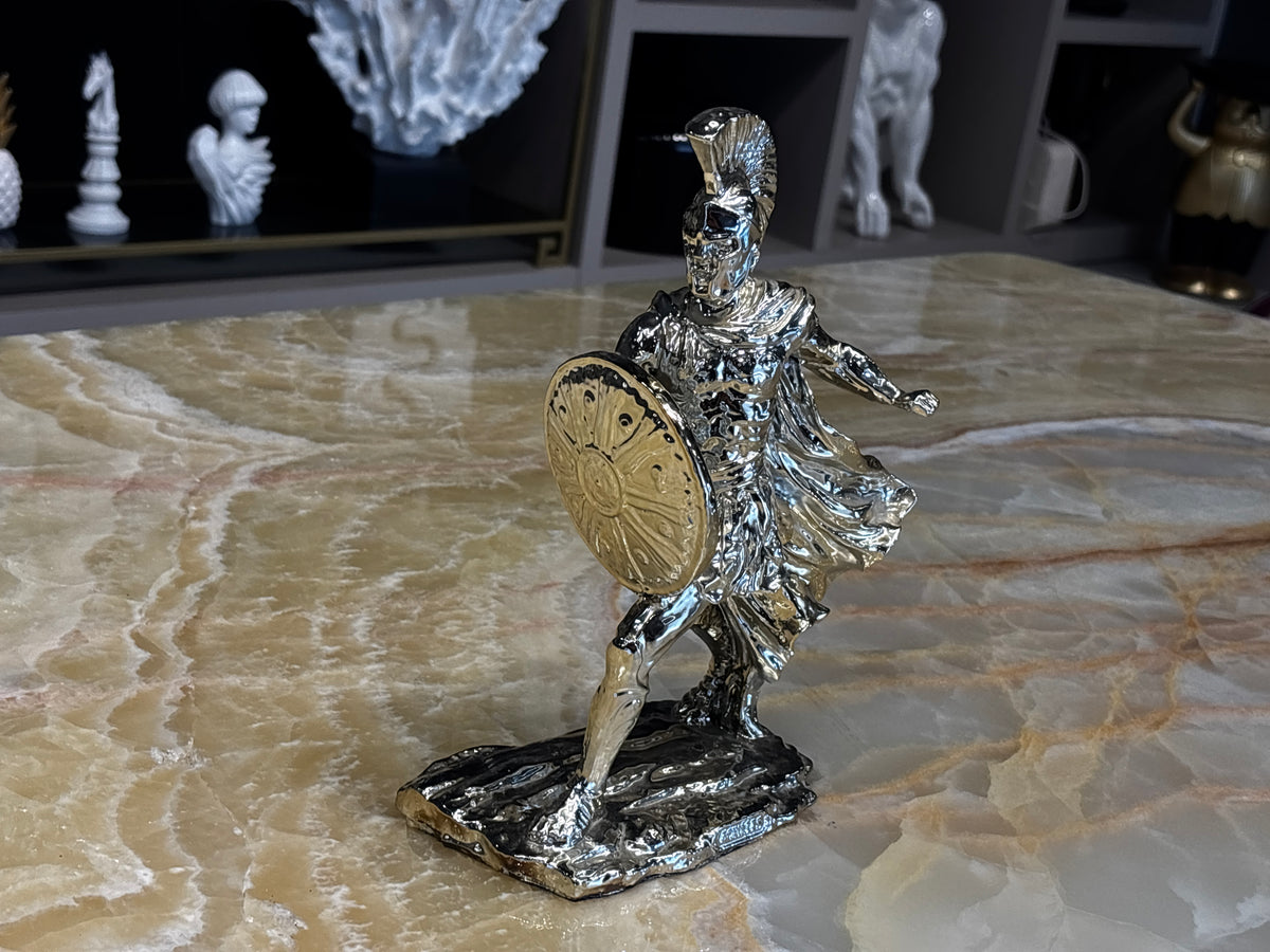Savaşçı Achilles Gold Dekoratif Obje