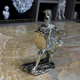 Savaşçı Achilles Gold Dekoratif Obje