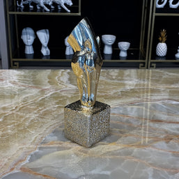 Su İçen At Gold Dekoratif Obje