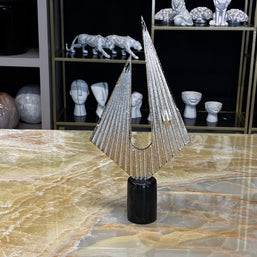 V Form Gold Dekoratif Obje