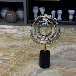 Yuvarlak Form Gold Dekoratif Obje