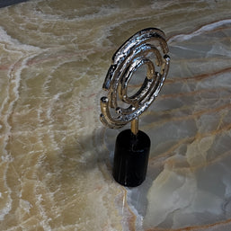 Yuvarlak Form Gold Dekoratif Obje