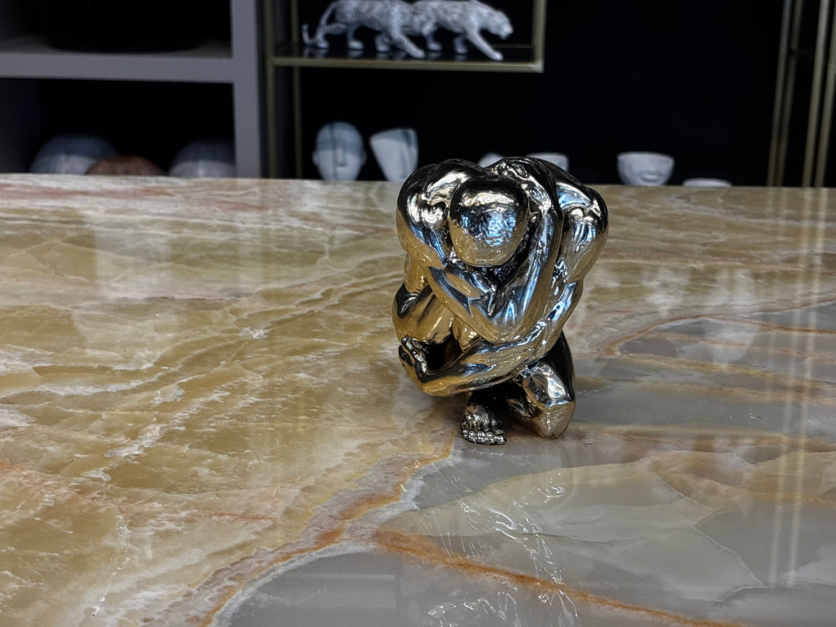 Erkek Kapanan Body Figürü Gold Dekoratif Obje