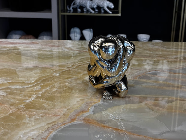Erkek Kapanan Body Figürü Gold Dekoratif Obje