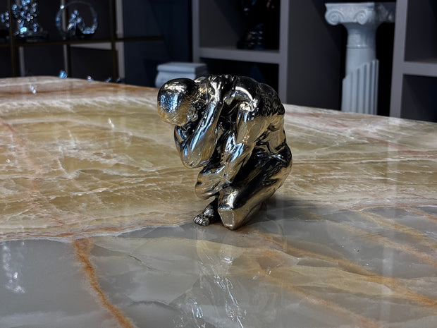 Erkek Kapanan Body Figürü Gold Dekoratif Obje