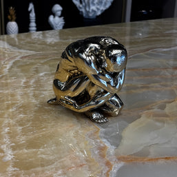 Erkek Kapanan Body Figürü Gold Dekoratif Obje