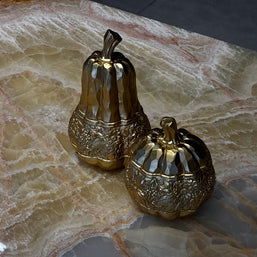 İkili Kabak Gold Dekoratif Obje