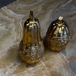 İkili Kabak Gold Dekoratif Obje