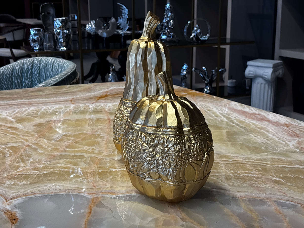 İkili Kabak Gold Dekoratif Obje