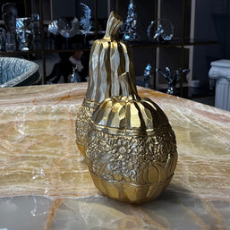 İkili Kabak Gold Dekoratif Obje