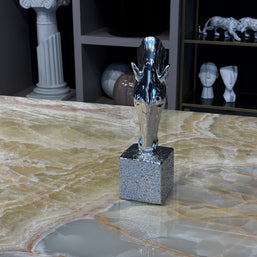 Su İçen At Silver Dekoratif Obje