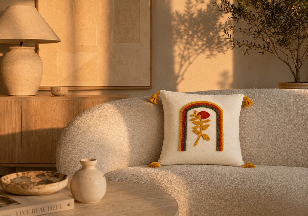 Arven modern dekorasyon için dekoratif kırlent kılıfı