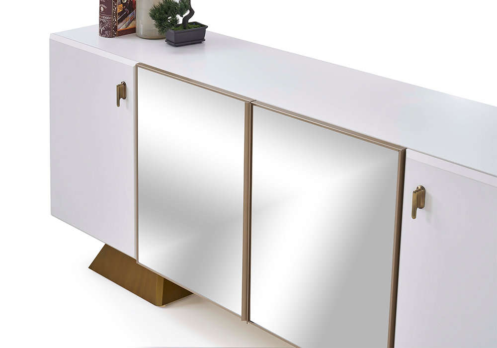 Asel yemek odası %100 MDF malzeme detaylı konsol Homevse