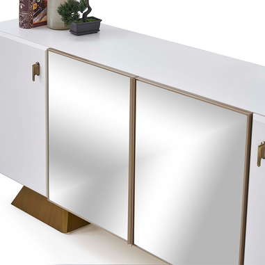 Asel yemek odası %100 MDF malzeme detaylı konsol Homevse