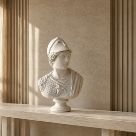 Athena Büst Heykel Dekoratif Obje modern salon dekorasyonu