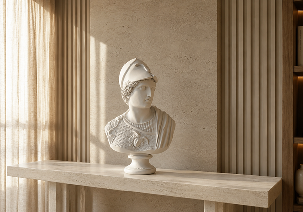 Athena Büst Heykel Dekoratif Obje modern salon dekorasyonu