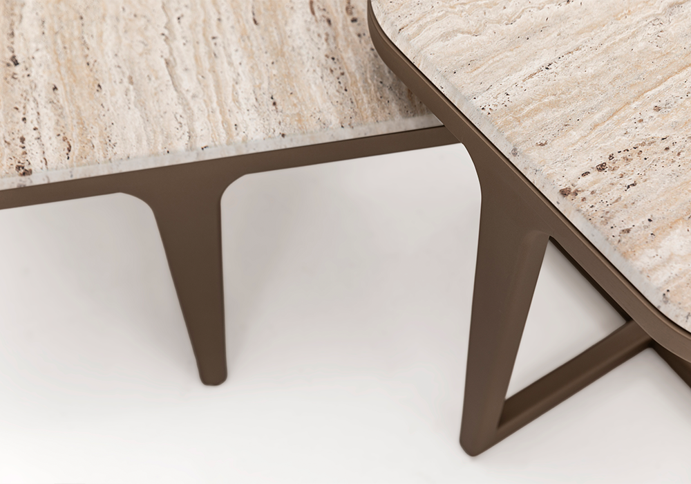 Bigadiç kare ve dikdörtgen form ikili orta sehpa Homevse