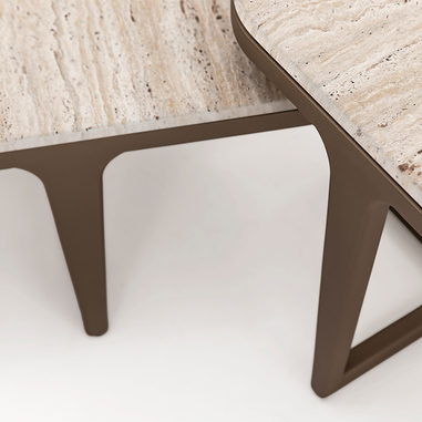 Bigadiç kare ve dikdörtgen form ikili orta sehpa Homevse