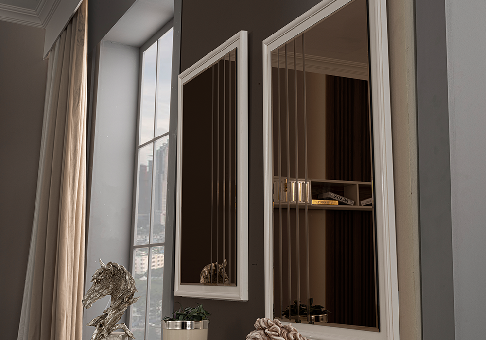 Aynalı konsollu premium yemek odası takımı Cemre Yemek Odası