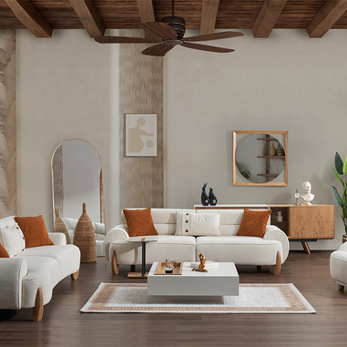 City koltuk takımı modern salon dekorasyonu krem tonlarda