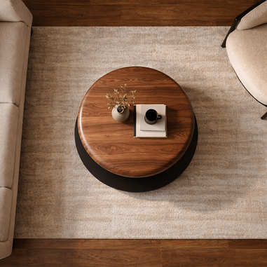 Defne orta sehpa MDF üst yüzey detaylı Homevse