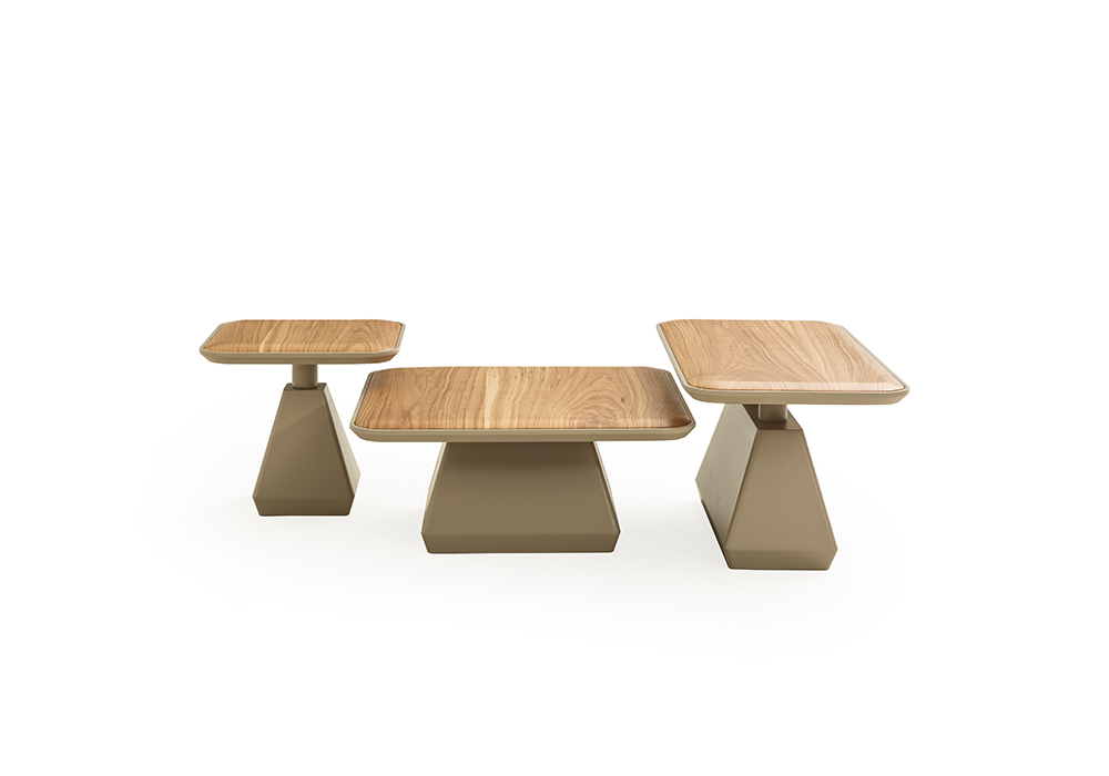 Didim orta sehpa ahşap kaplama MDF üst yüzey Homevse