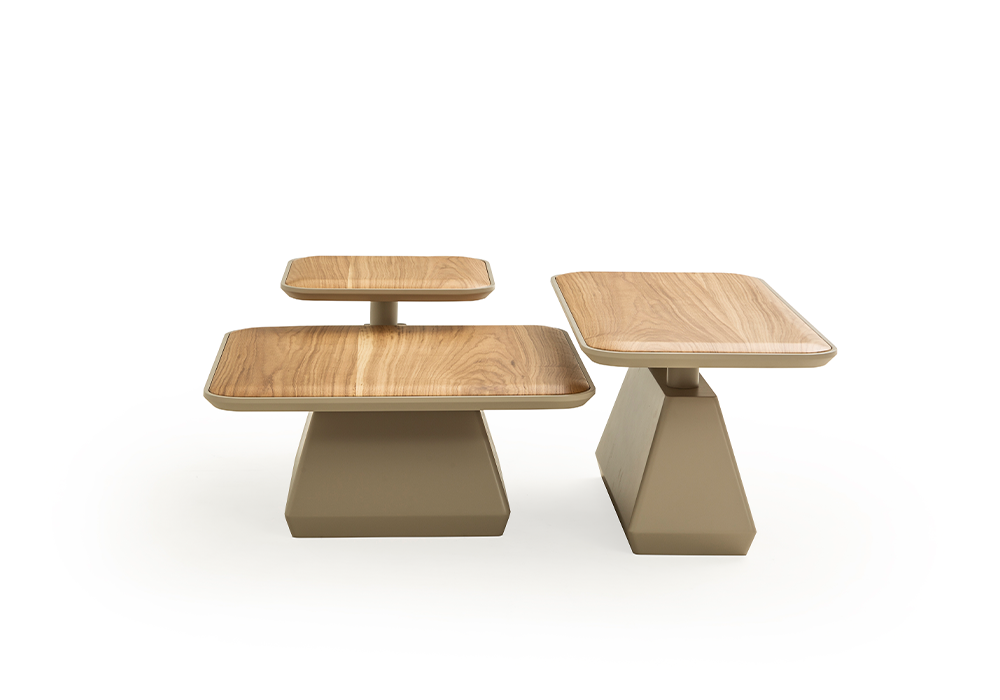 Didim orta sehpa ahşap kaplama MDF üst yüzey Homevse