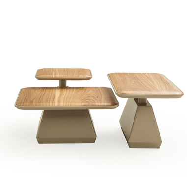 Didim orta sehpa ahşap kaplama MDF üst yüzey Homevse