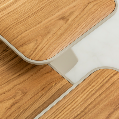 Didim kare ve dikdörtgen form üçlü orta sehpa Homevse