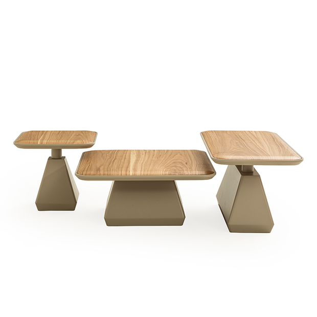 Didim orta sehpa ahşap kaplama MDF üst yüzey Homevse