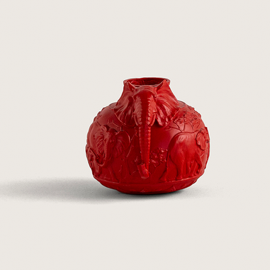 Modern yaşam alanı için kırmızı filli dekoratif vazo