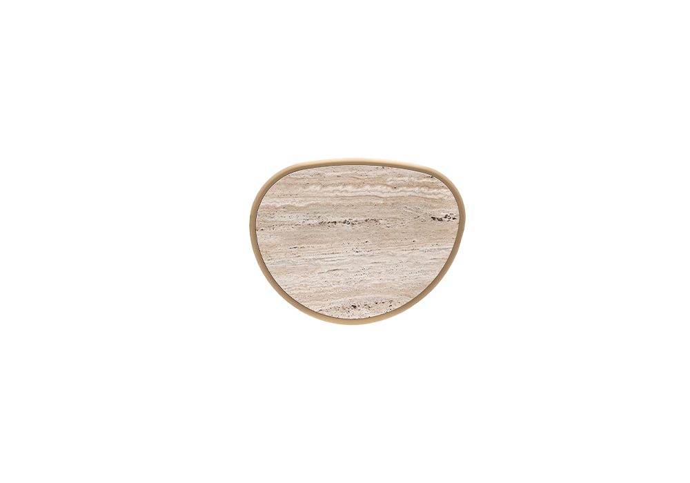 Foça oval form üçlü zigon sehpa Homevse