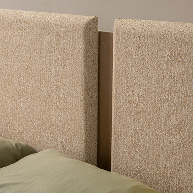 Minimal modern yatak odası için İz karyola başlık detayı