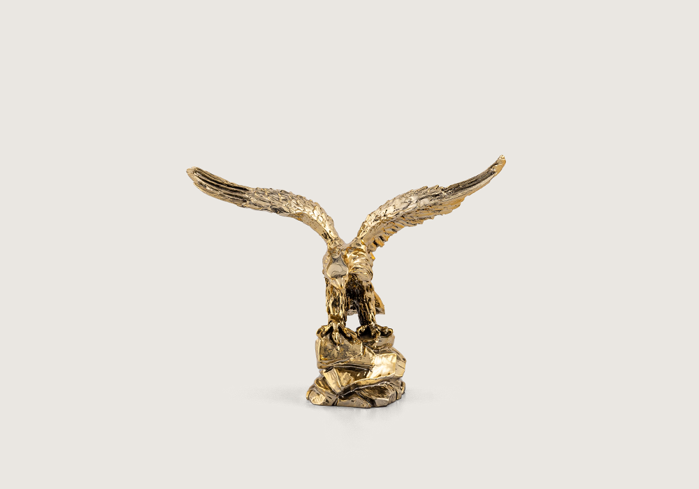 Kartal gold büst dekoratif obje