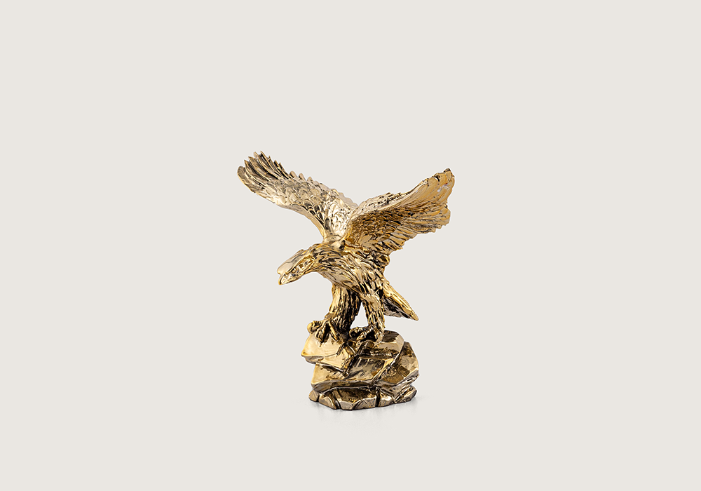 Kartal gold büst dekoratif obje