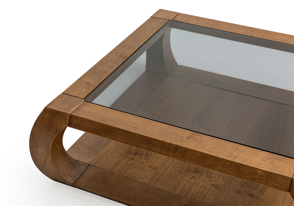 Keles dışbudak orta sehpa cam üst yüzey detaylı Homevse