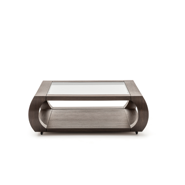 Keles koyu orta sehpa cam üst yüzey modern tasarım Homevse