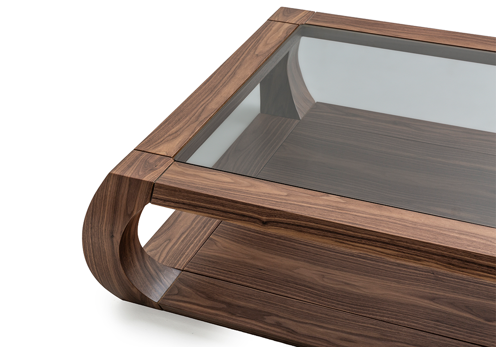 Keles orta sehpa cam üst yüzey detaylı Homevse