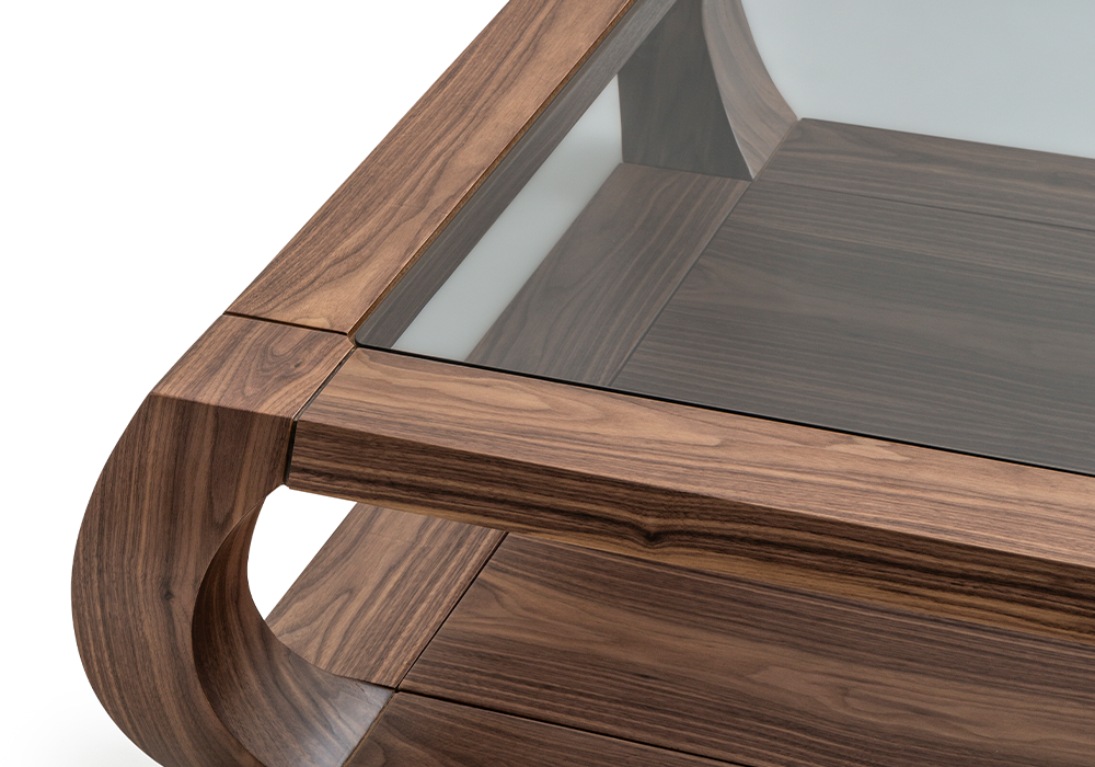 Keles orta sehpa cam üst yüzey detaylı Homevse