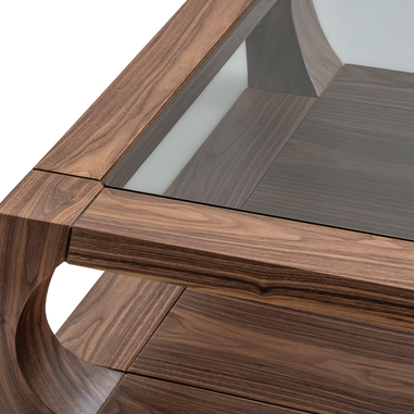 Keles orta sehpa cam üst yüzey detaylı Homevse