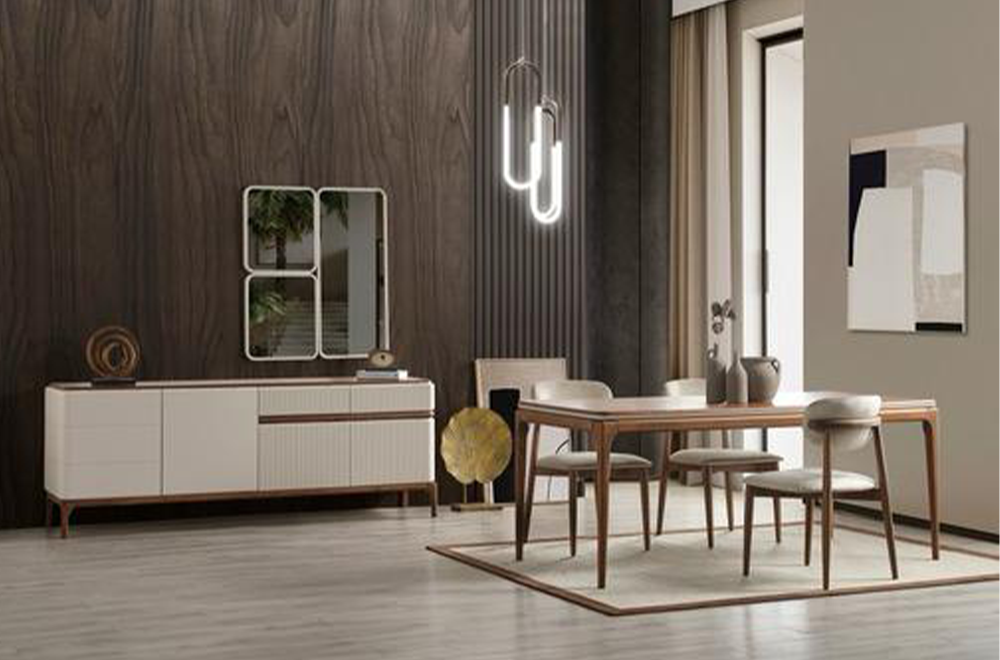 Long Ceviz Yemek Odası