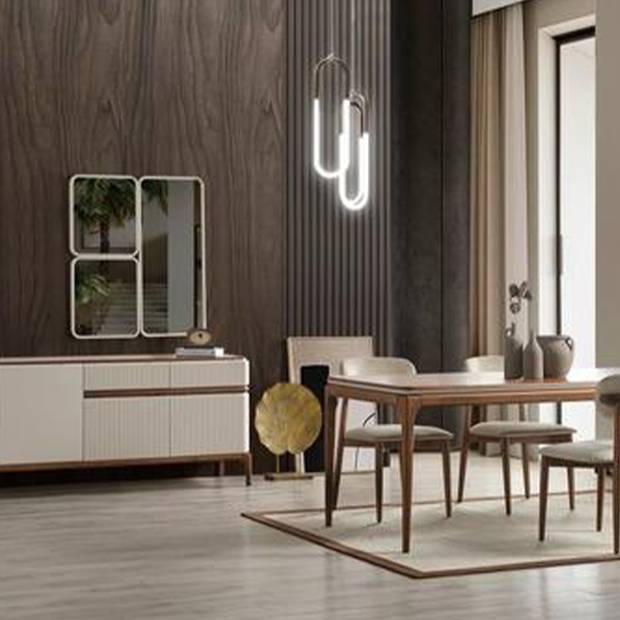 Long Ceviz Yemek Odası