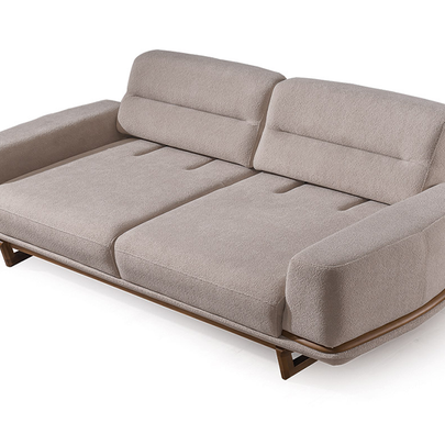 Lotus Bej Koltuk Takımı, Ahşap İskeletli Modern Tasarım, Modern Tarzı Konforlu Oturum