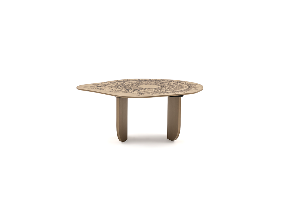 Ortaca ikili orta sehpa etnik desenli modern tasarım Homevse