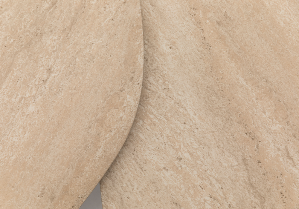 Side orta sehpa traverten desen üst yüzey detaylı Homevse