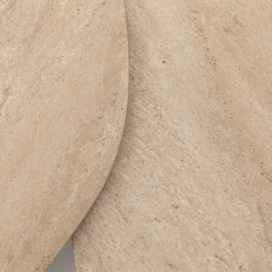 Side orta sehpa traverten desen üst yüzey detaylı Homevse