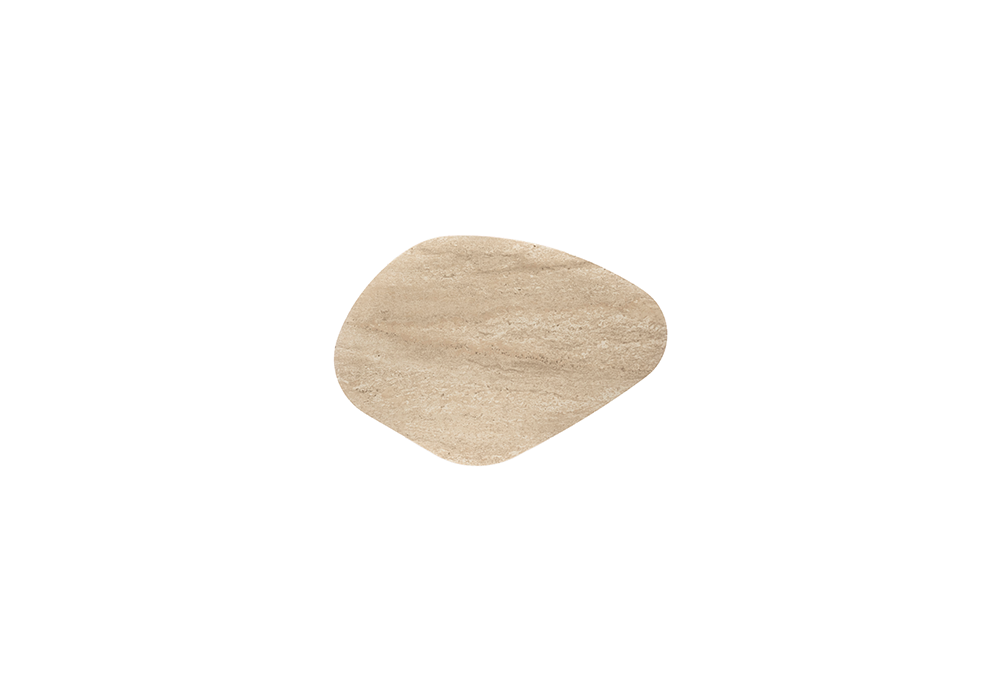 Side orta sehpa traverten desen üst yüzey detaylı Homevse