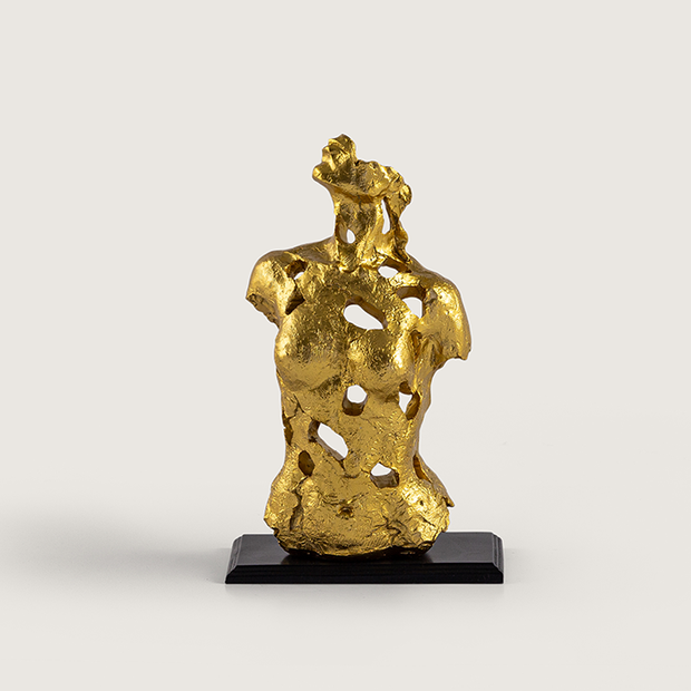 Soyut Kadın Büst  Gold Dekoratif Obje