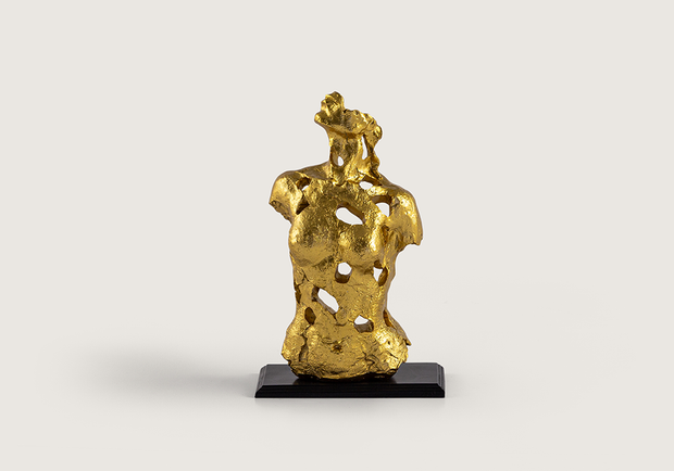Soyut Kadın Büst  Gold Dekoratif Obje